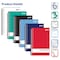 Better Office Products 3 Sub NB, 9.5in. x 5.5in. 6 Pk, 150 Shts W/2 Double-Sided Pkt Div, Asst'd Color Covers, 6PK 25746 - alternate 5